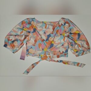 Mott50 Colorful Floral Bikini Top